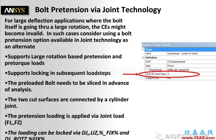 ANSYS技術(shù)專題之 螺栓預(yù)緊ansys workbanch圖片18