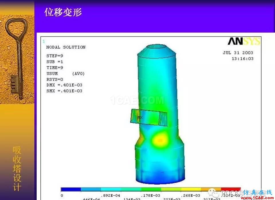 吸收塔易拉罐Ansys有限元分析案例圖解ansys仿真分析圖片46