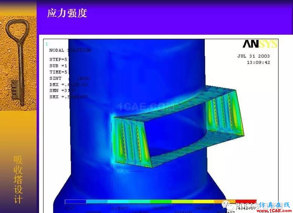 吸收塔易拉罐Ansys有限元分析案例圖解ansys結(jié)果圖片13